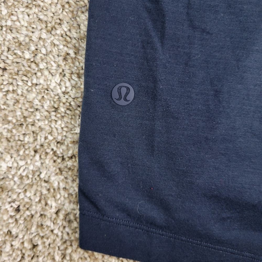 Lululemon Mens Small Solid Black Performance Stre… - image 4